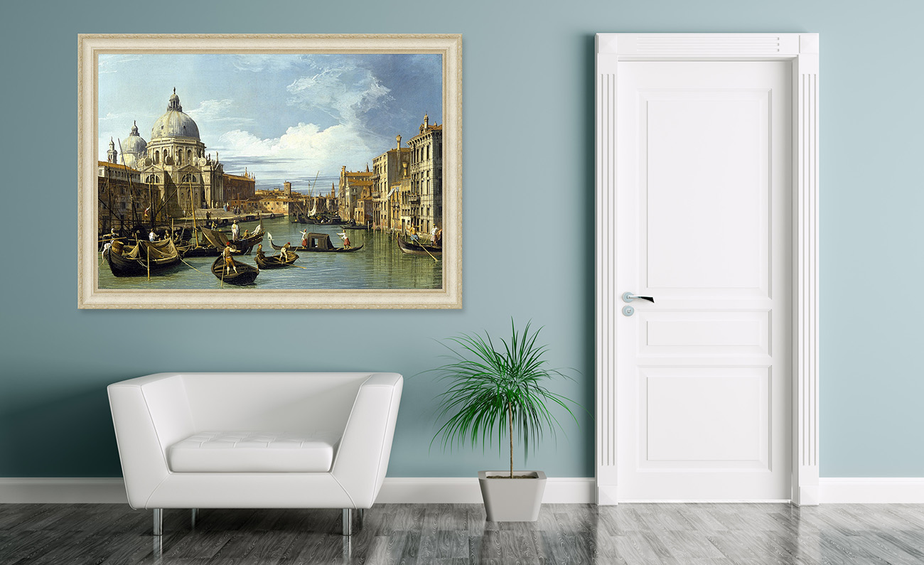 Giovanni Antonio Canal / Die Einfahrt zum Canal Grande