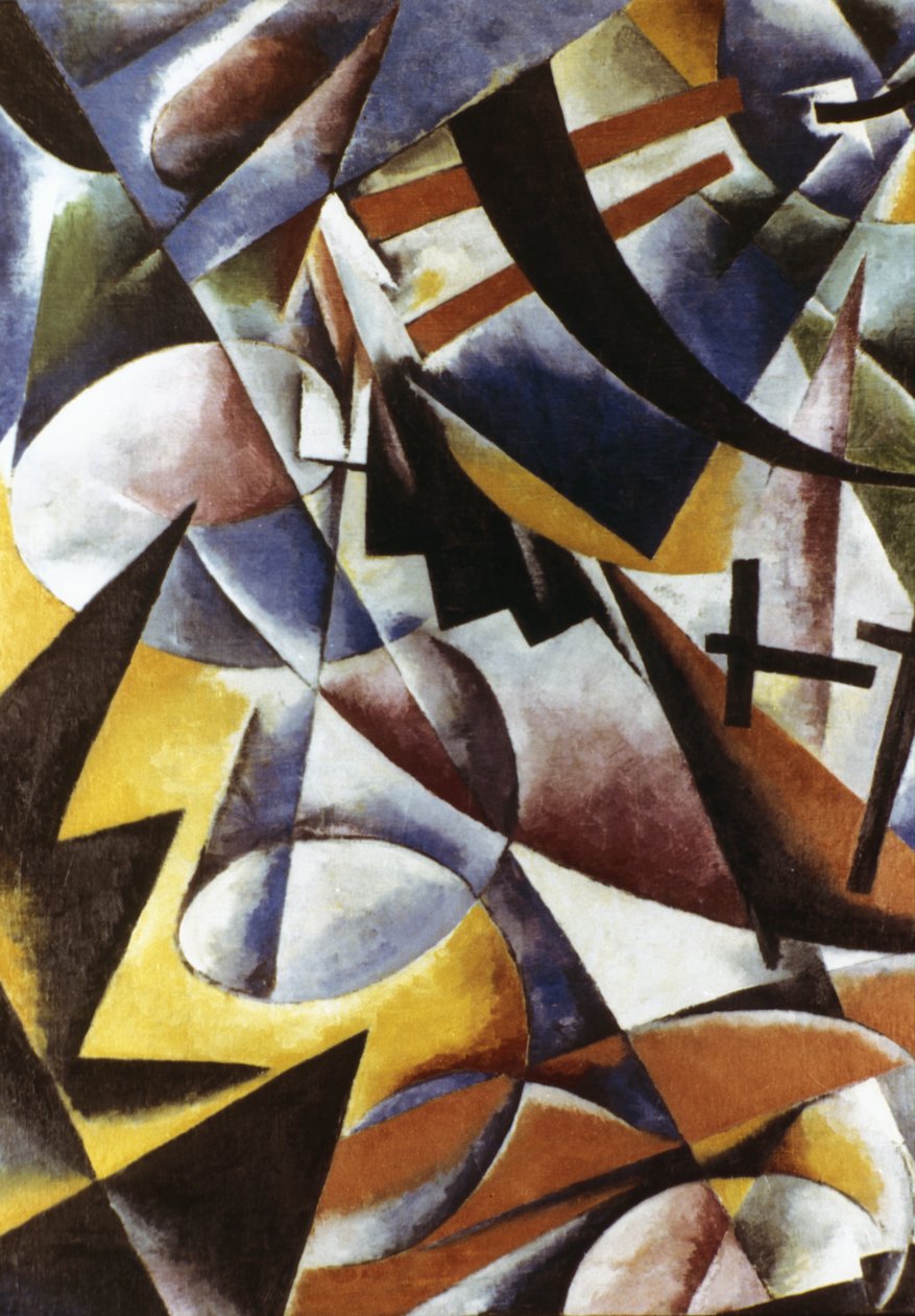 絵画の構築（1920）Lyubov Popova（1889-1924）による絵画。 作： 不明
