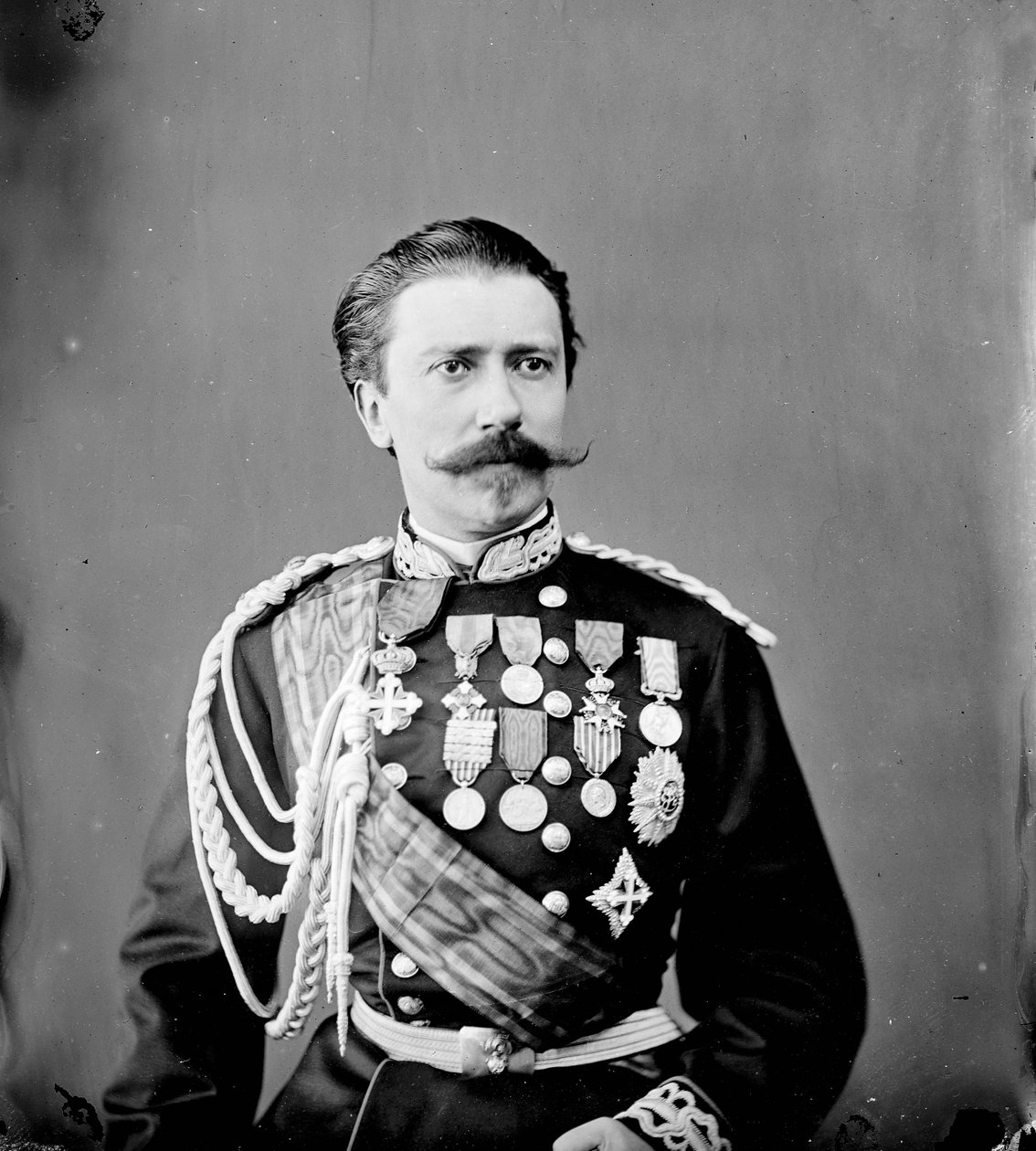 ヘクターベルトレヴィアーレ将軍（1829年-1892年）、イタリア王国大臣の肖像 作： 不明