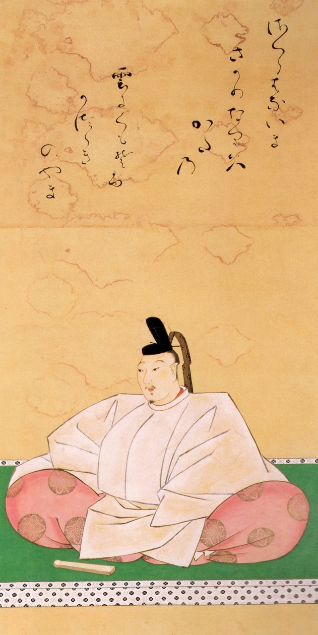 冷泉為秀の肖像。 作： 土佐光芳筆
