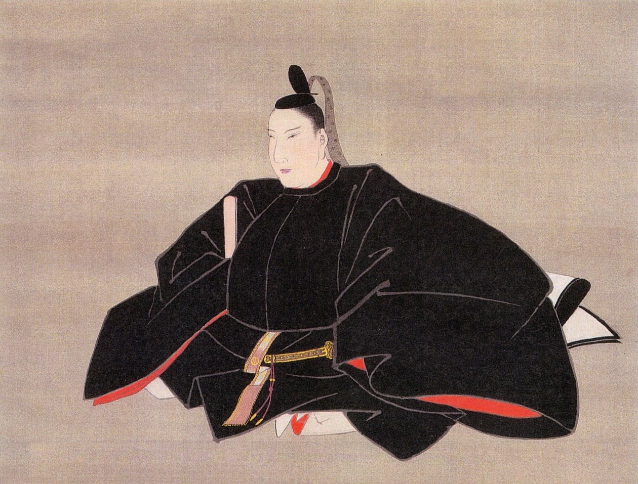 田村通顕(伊達茂村)の肖像。 作： 小田島椿所筆