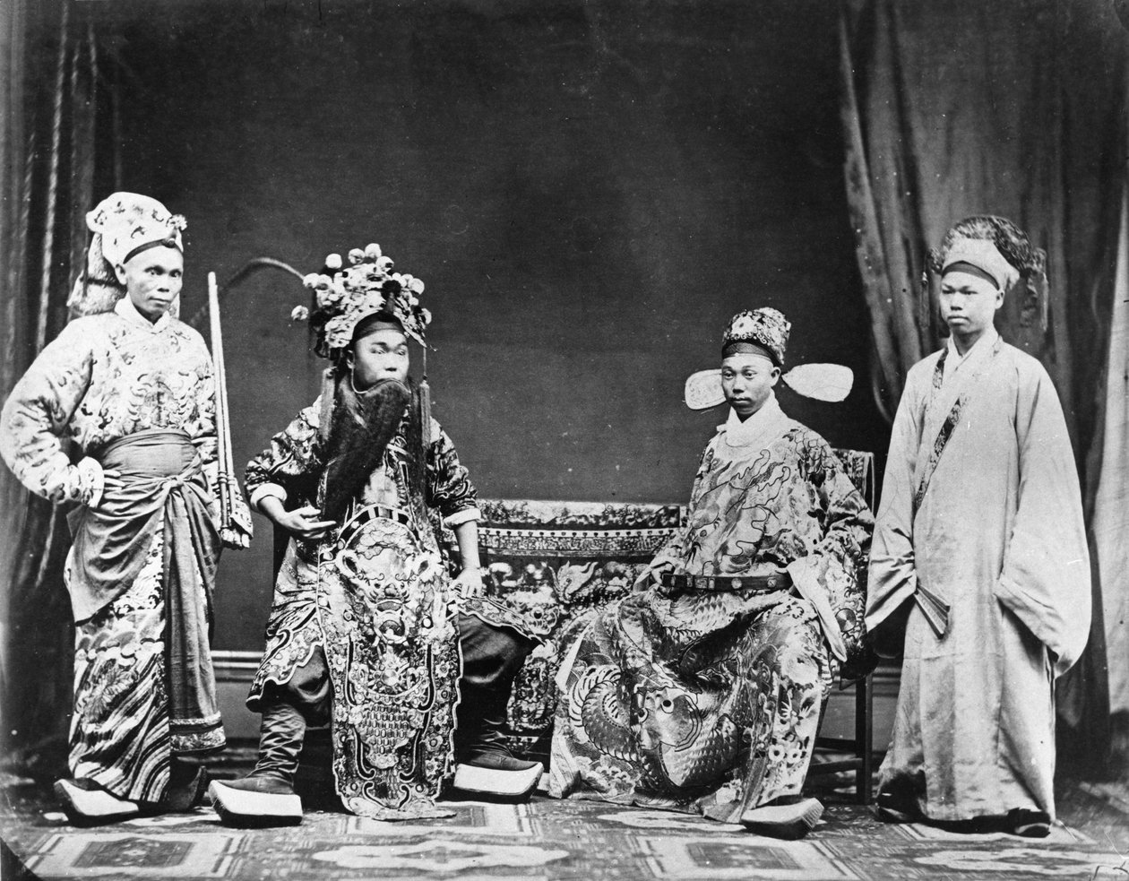 中国の俳優、1878 作： 英語の写真家