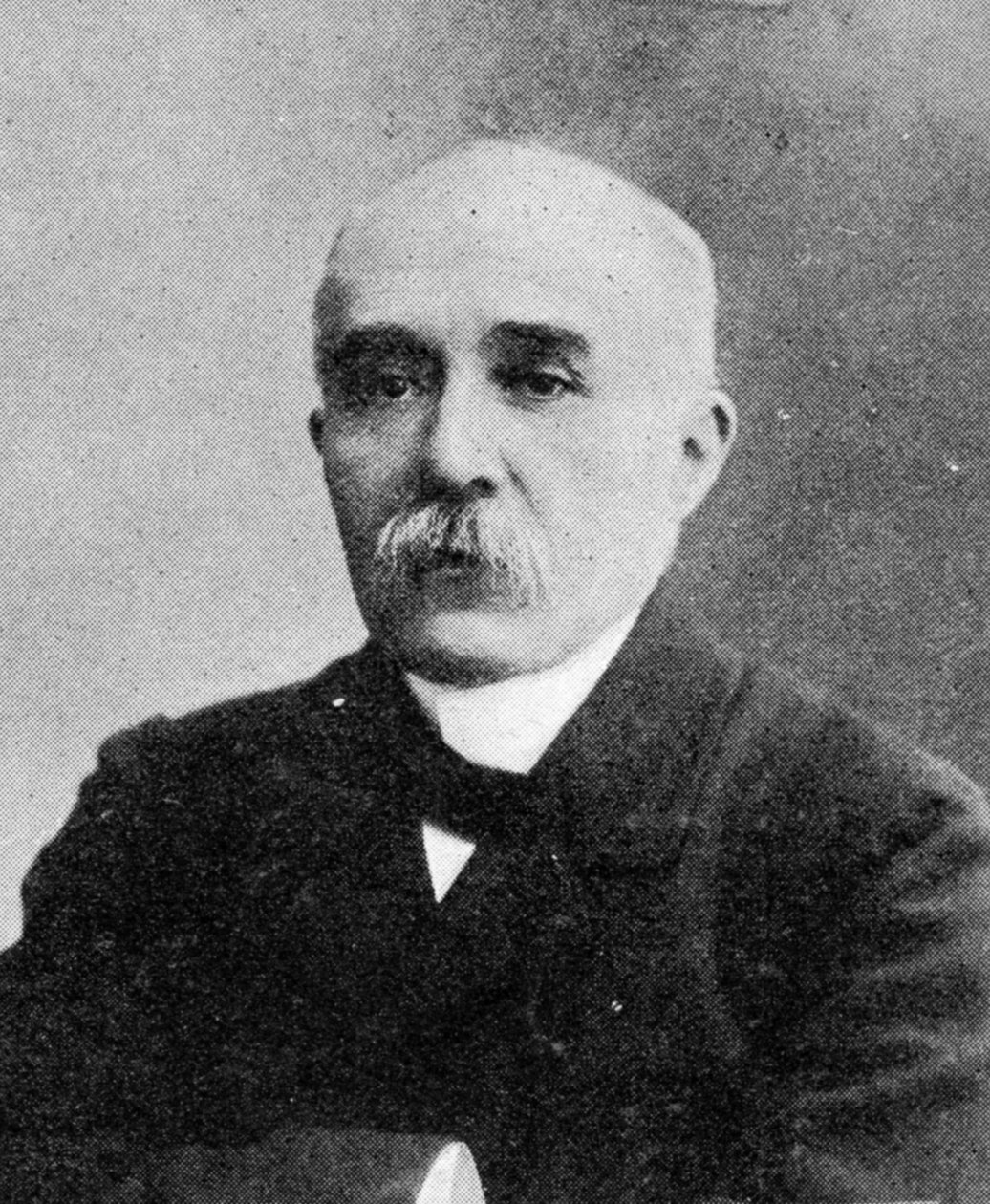 フランスの首相であるジョルジュクレマンソーが1906年10月27日のグラフィックに掲載 作： フランスの写真家