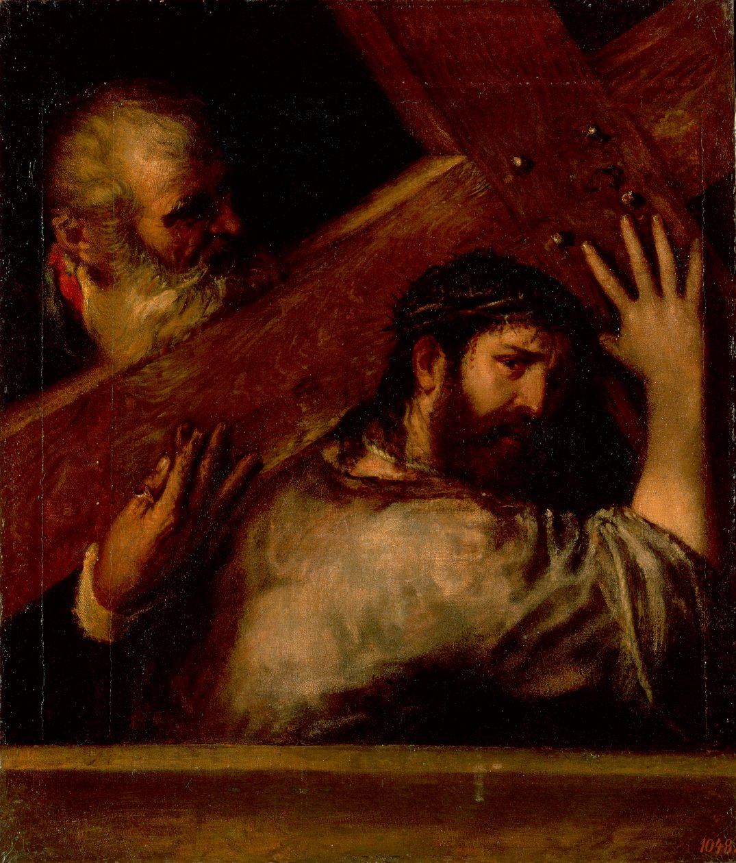 十字架の運び 作： Tiziano Vecelli