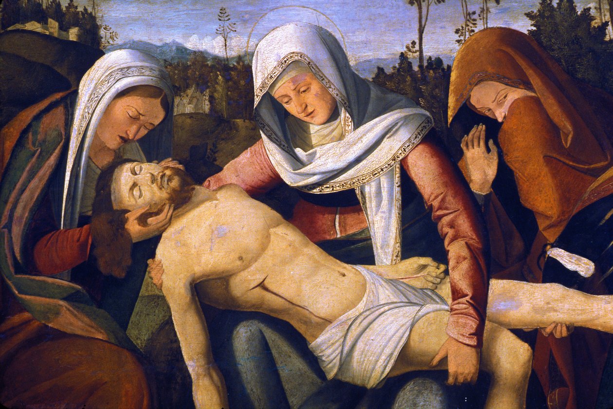 ロワールアトランティックN * 116-ナント-ドブレ美術館-「キリストの嘆願」-マルコバサイティ作（1470年頃-1530年以降） 作： 不明