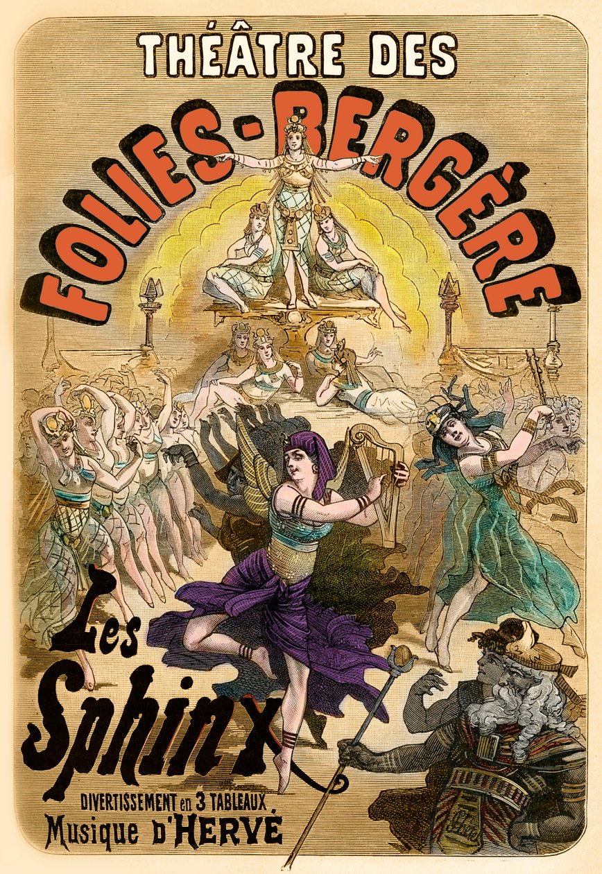 Folies-BegèreTheater-ポスター 作： 不明
