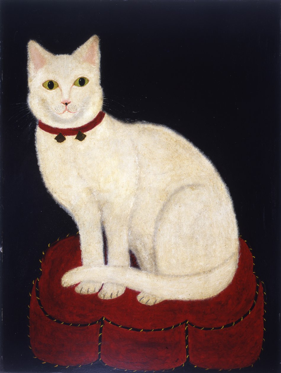 ティンクル、猫、1883（アカデミーボード上の油） 作： アメリカの学校
