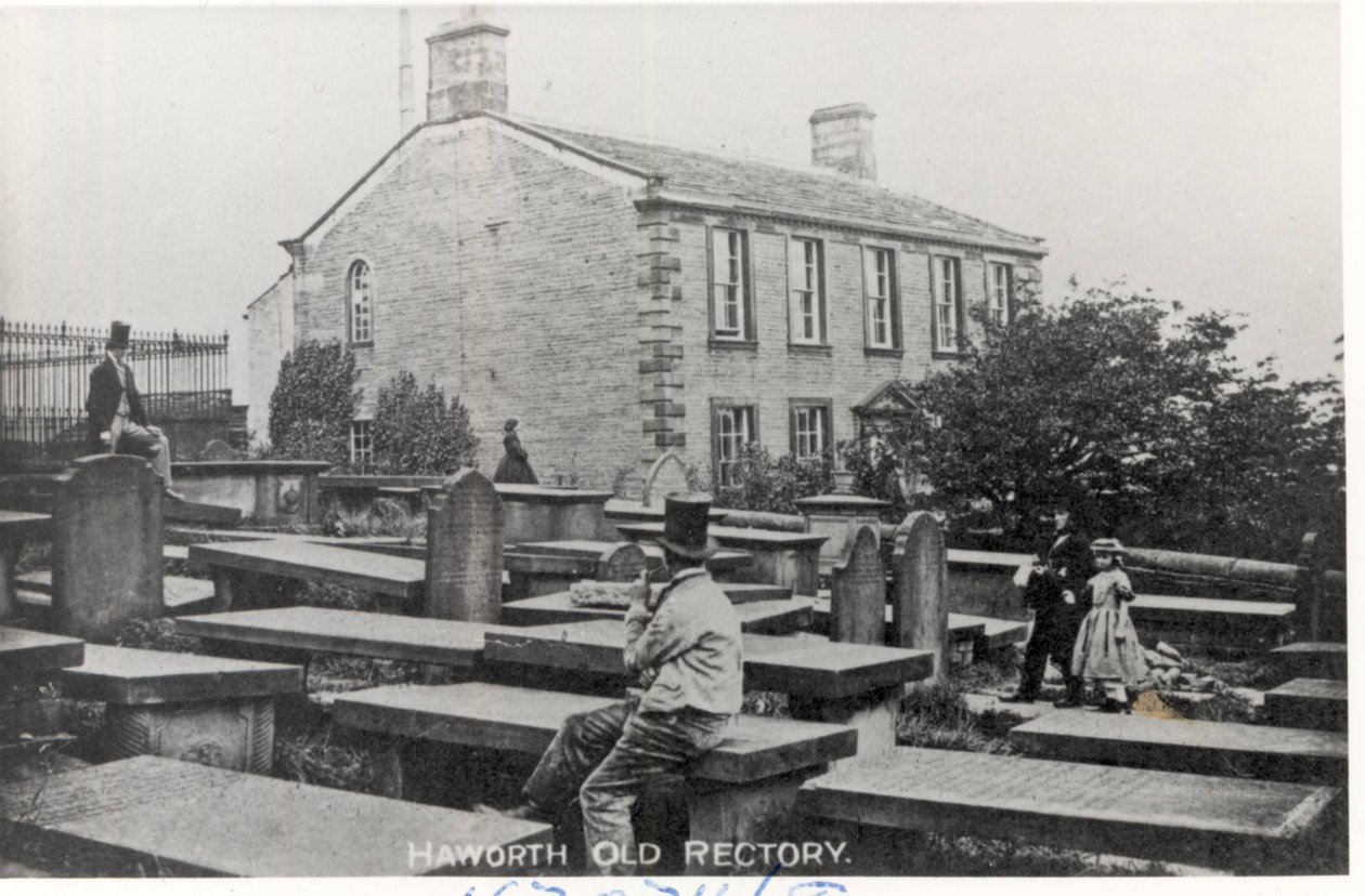 Haworth Parsonage、Pre-Wade Extension c.1878 作： 英語の写真家