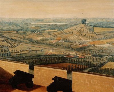 ロッドボローフォートから見た広大な風景、1764年頃（65821の詳細） 作： 英語学校