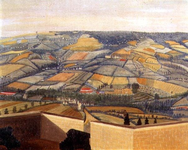ロッドボローフォートから見た広大な風景、1764年頃（65821の詳細） 作： 英語学校