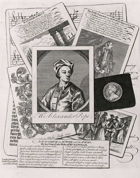 アレクサンドル・ポープ（1688-1744）の作品に対する風刺 作： 英語学校