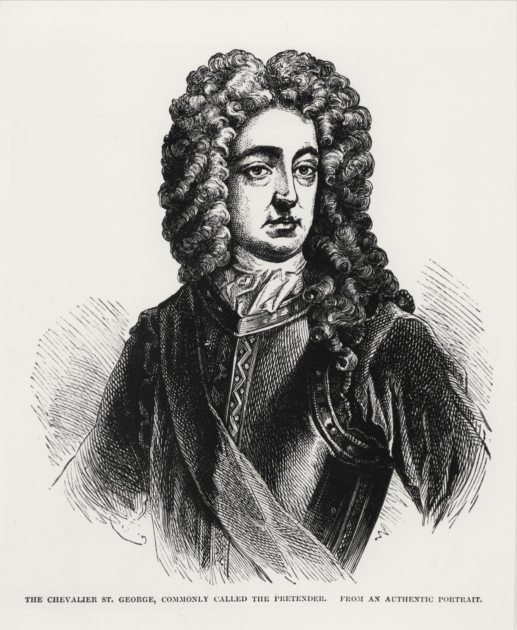 シュヴァリエセントジョージ、通称プリテンダー（1688-1766） 作： 英語学校