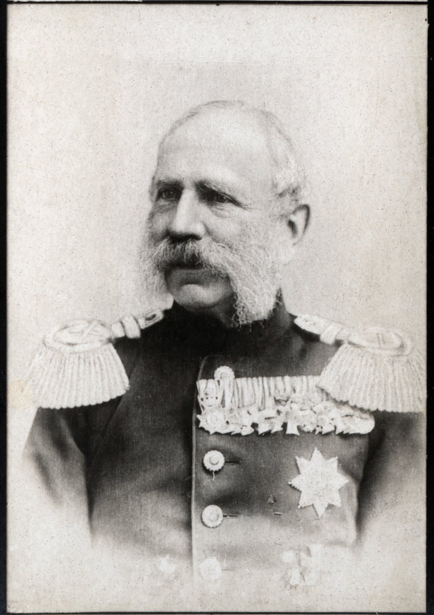 ザクセンのアルバートの肖像（アルバートフレデリック）（1828-1902）、ザクセンの王 作： フランスの写真家
