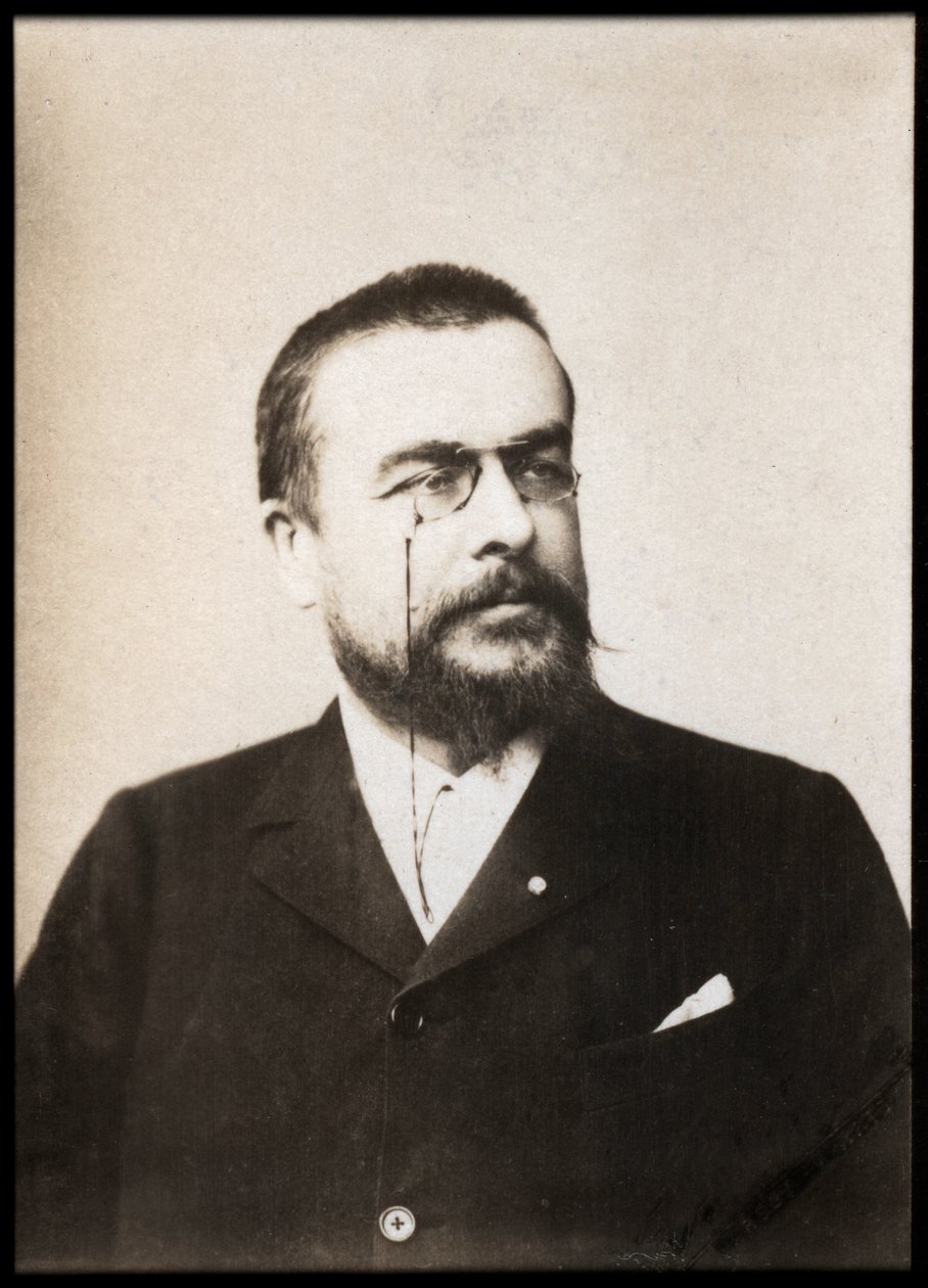 アレクサンドルチャールズアウグストビソン（1848-1912）、フランスの劇作家、ボードビルの作者、小説家の肖像。 作： フランスの写真家