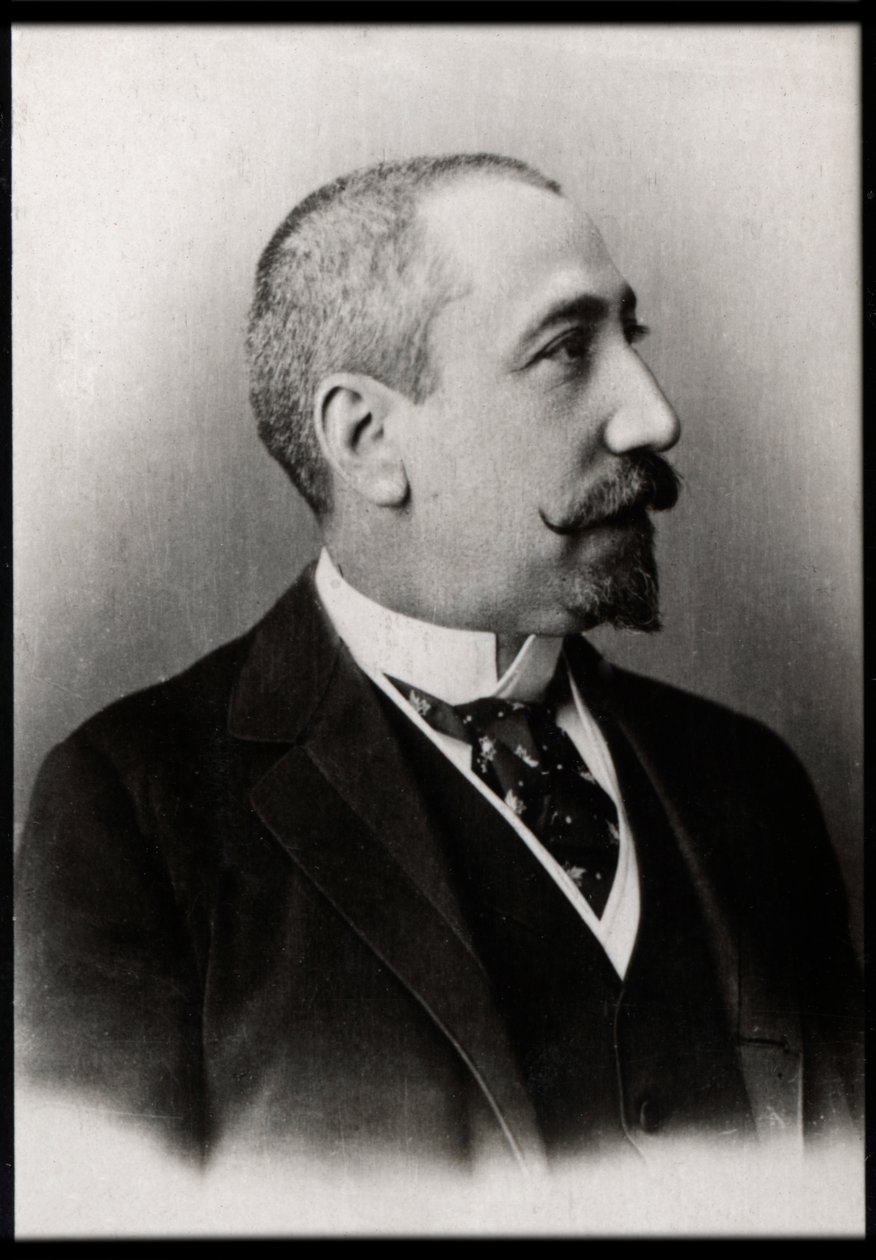 フランスのアナトールフランス（1844-1924）、フランスの詩人、ジャーナリスト、小説家の肖像。 作： フランスの写真家