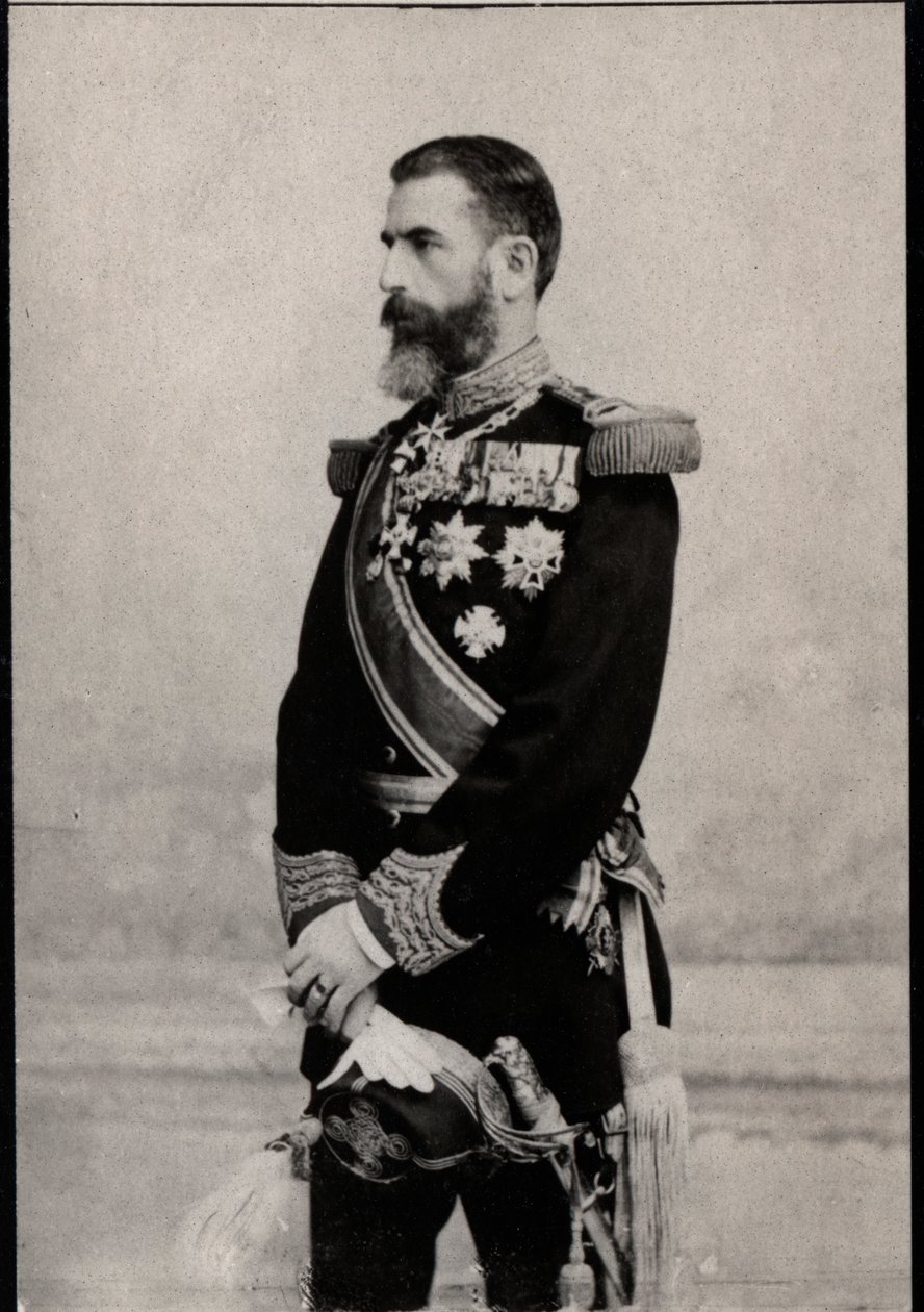 ルーマニアの王、ルーマニアのキャロル1世（1839〜1914年）の肖像。 作： フランスの写真家