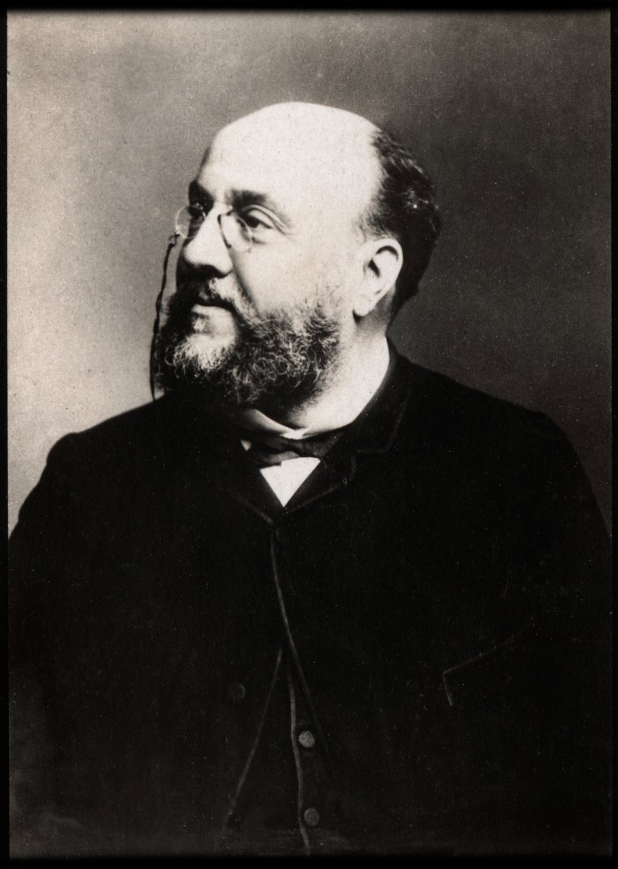 フランスの指揮者でヴァイオリニストのシャルルラムー（1834-1899）の肖像。 作： フランスの写真家