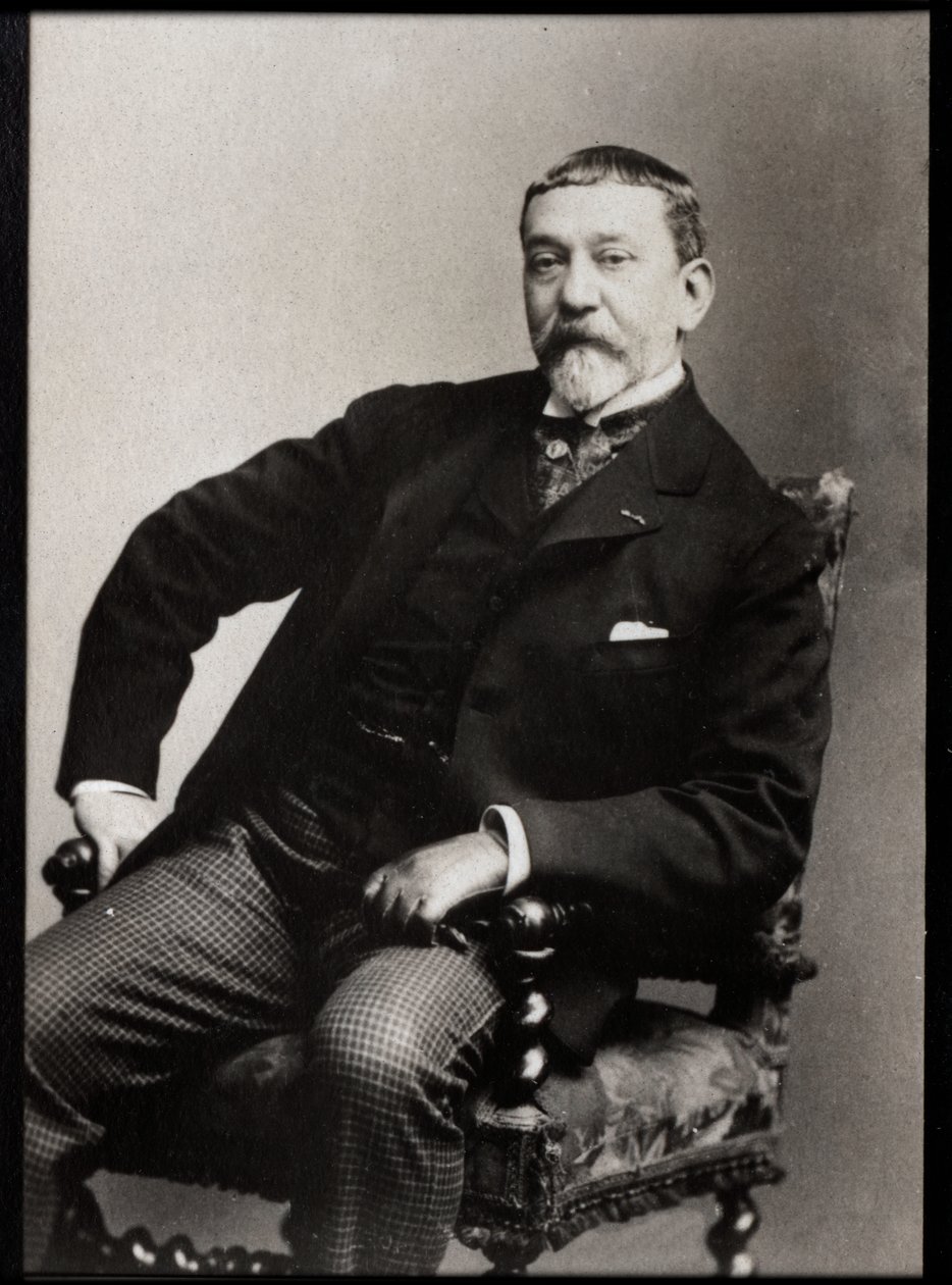 フェルディナンドロイベット（1840〜1920）、フランスの画家、エッチャーの肖像。 作： フランスの写真家