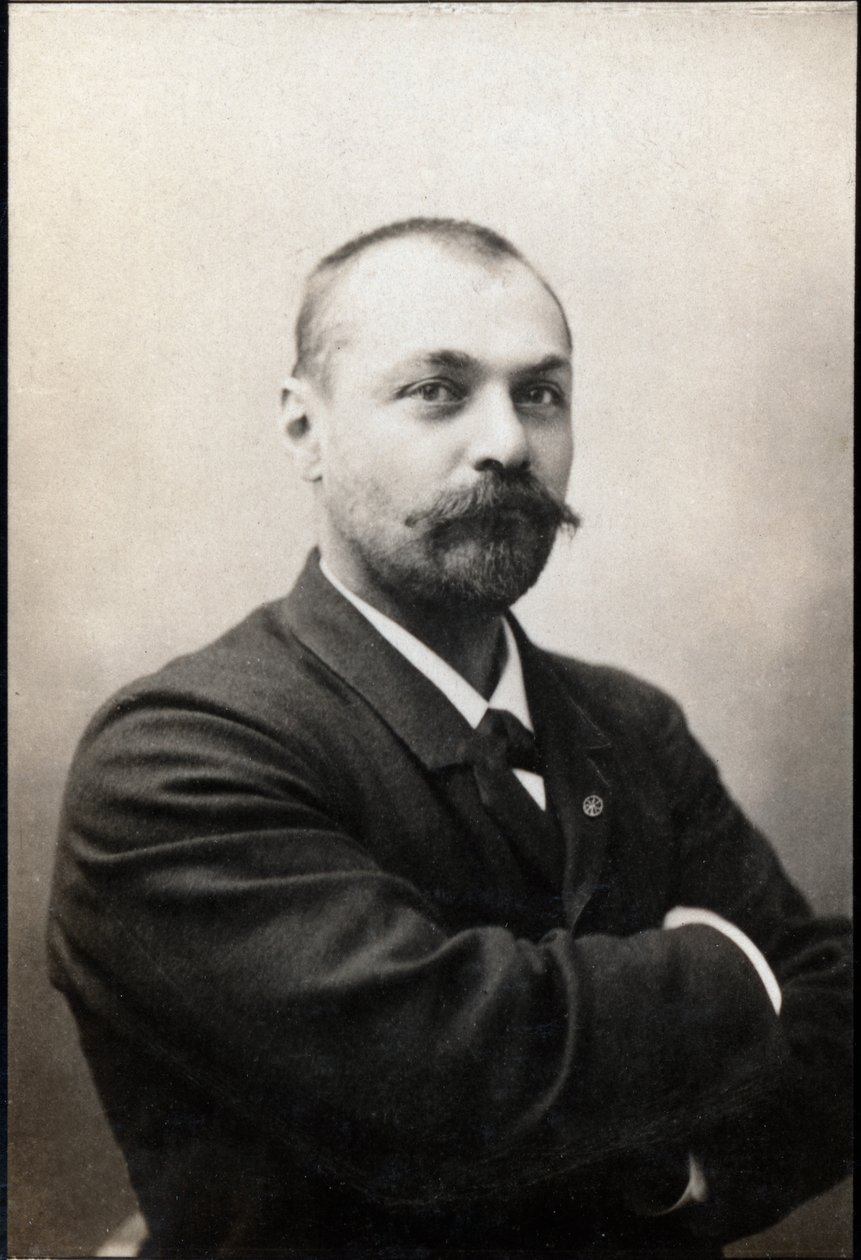 フランスの探検家、ガブリエルボンバロット（1853-1933）の肖像。 作： フランスの写真家