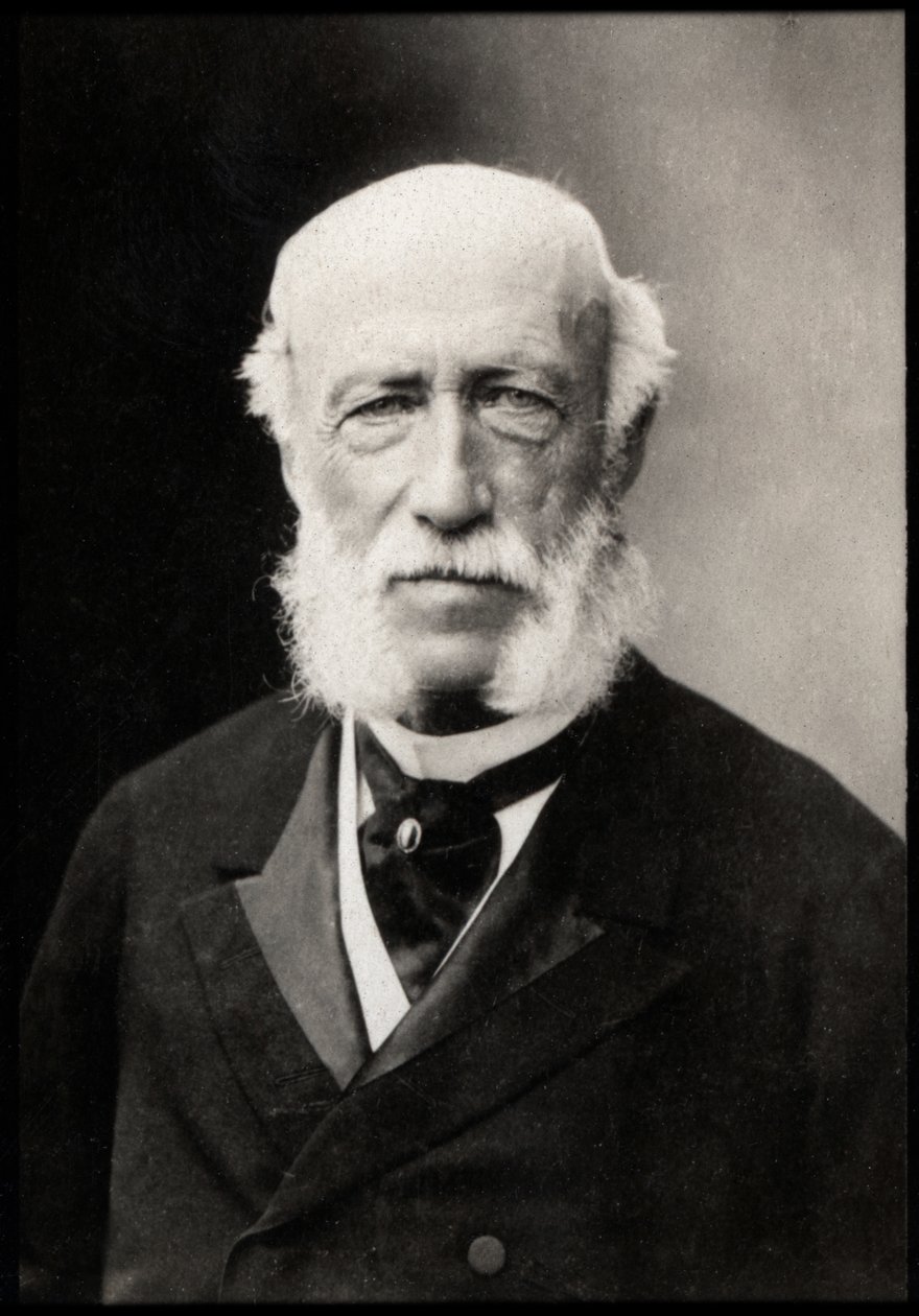 ドイツの政治家、ミュンスター（1820-1902）のジョージハーバートの肖像。 作： フランスの写真家