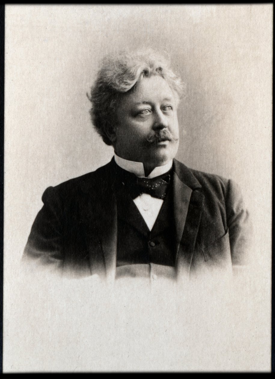フランスのジャーナリスト、アンリ（ヘンリー）バウアー（1851-1915）の肖像。 作： フランスの写真家