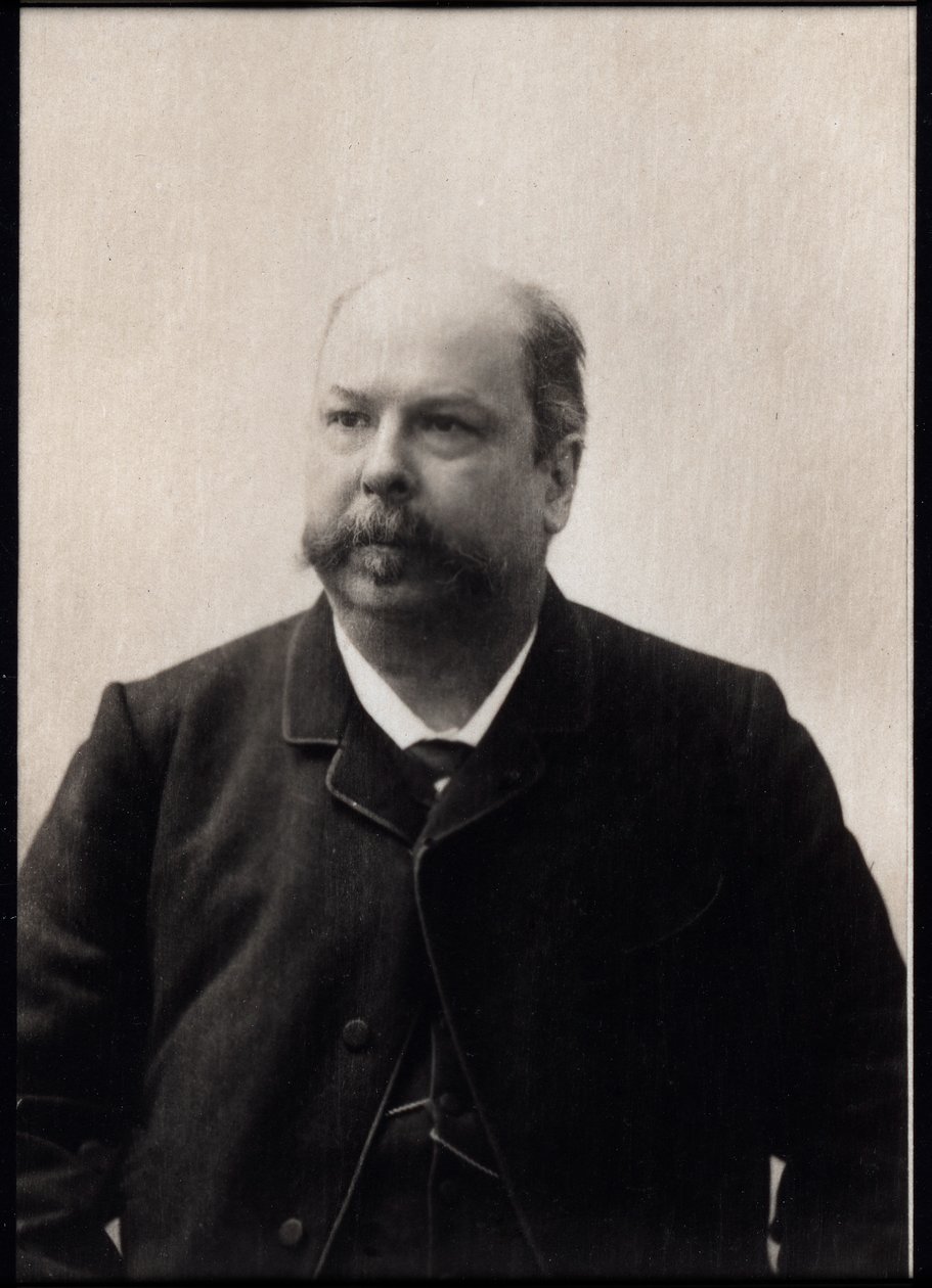 アンリ（ヘンリー）メイアック（1831-1897）、フランスの劇作家、オペラ台本作家の肖像。 作： フランスの写真家