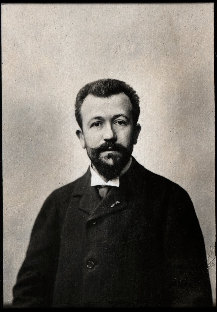 フランスの劇作家、アンリラヴェダン（1859〜1940年）の肖像。 作： フランスの写真家