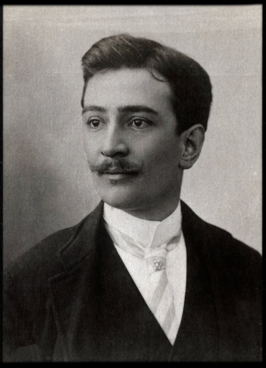 フランスのジャーナリストで政治家のフーグルルー（1860〜1925）の肖像。 作： フランスの写真家