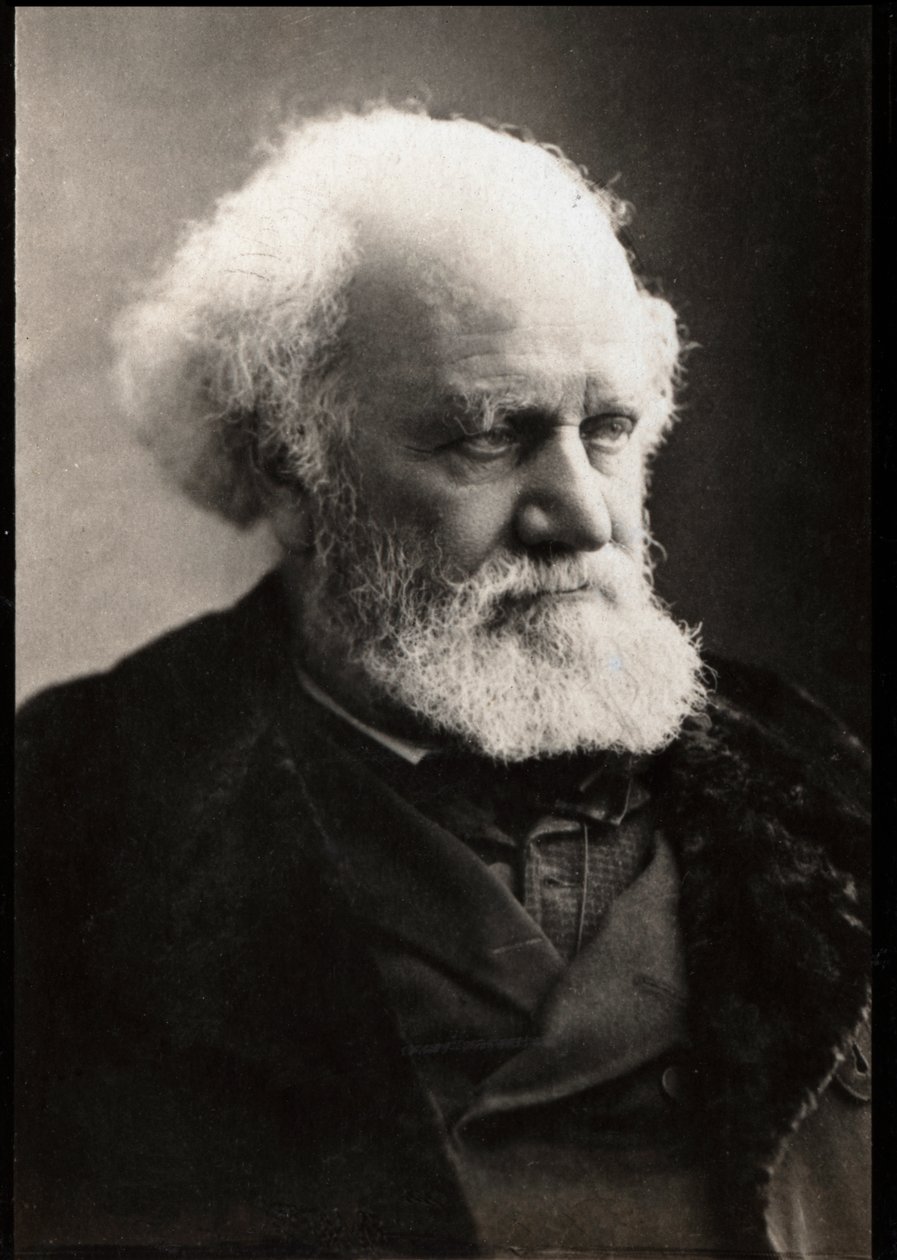 フランスの天文学者、ジュールヤンセン（ピエールジュールセザールヤンセン）（1824-1907）の肖像。 作： フランスの写真家