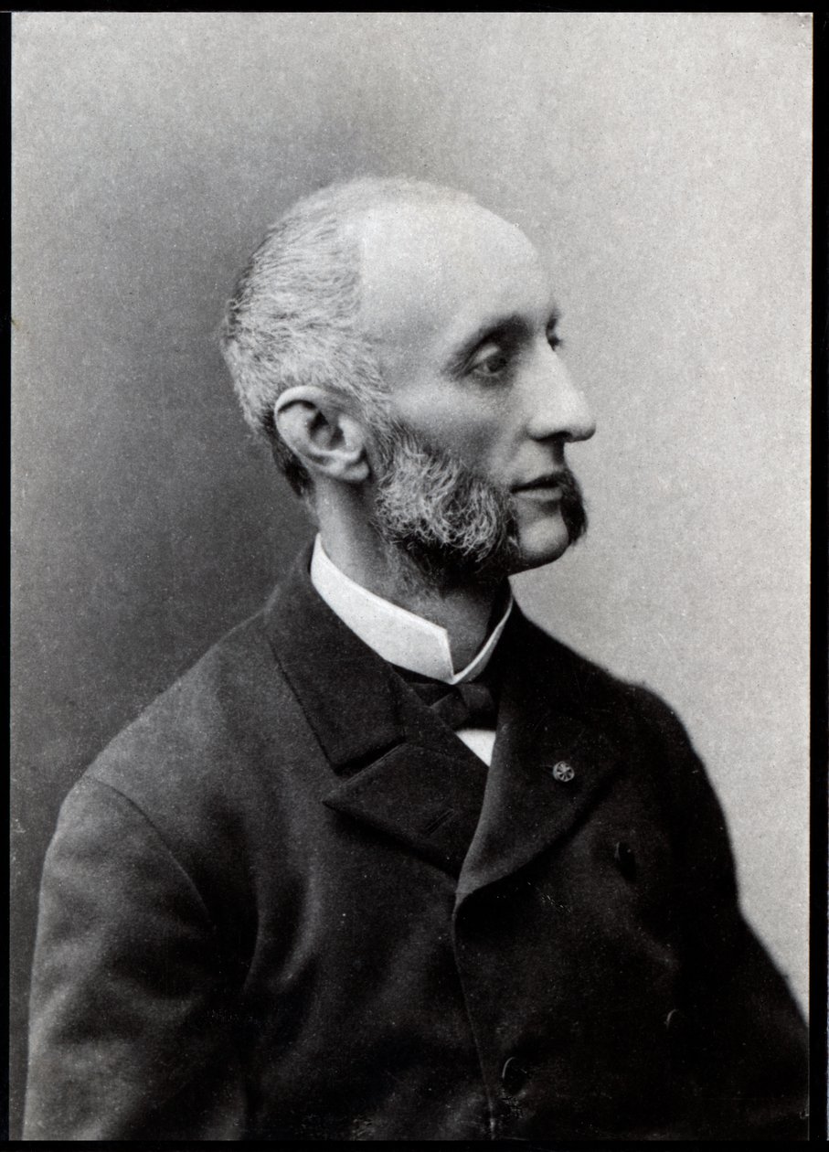 フランスの政治家、ジュールメリーン（1838-1925）の肖像。 作： フランスの写真家