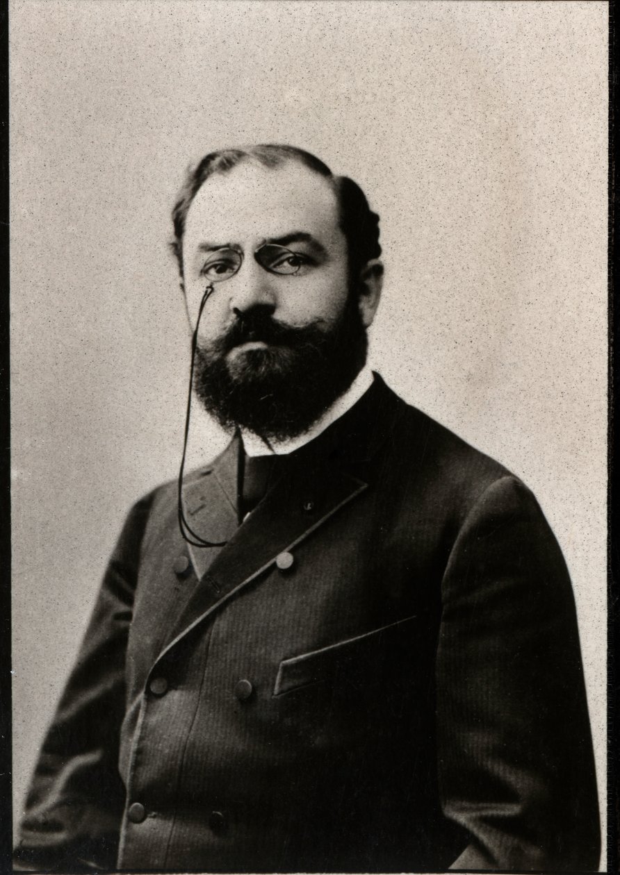 フランスの政治家、レオンブルジョワ（1851-1925）の肖像。 作： フランスの写真家