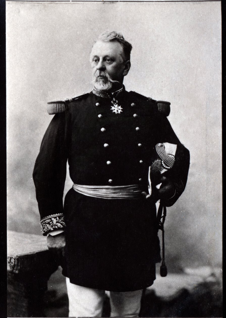 フランスの将軍、レオンドポイルエドサンマルス（1832-1897）の肖像。 作： フランスの写真家