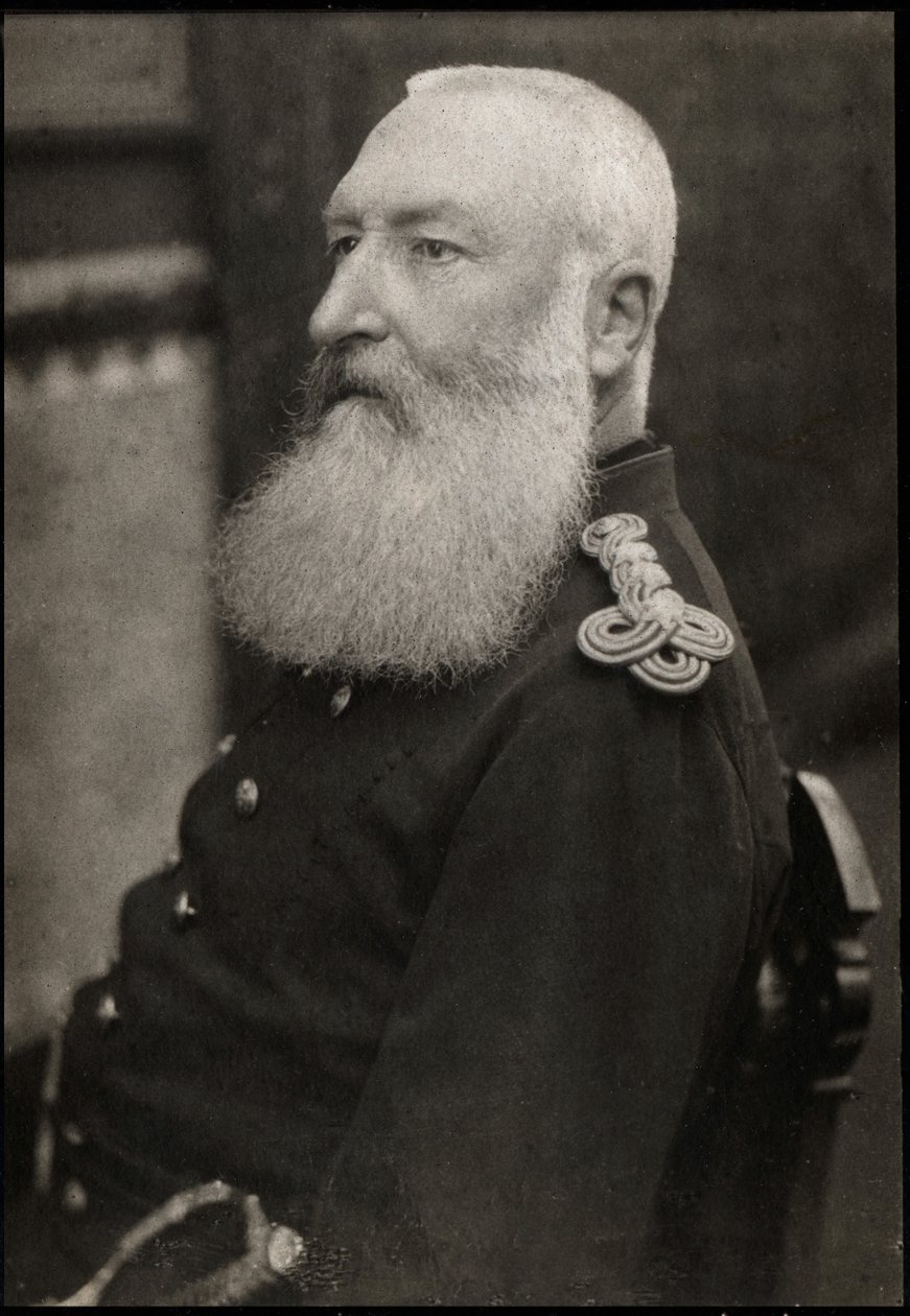 ベルギー国王レオポルド2世（1835-1909）の肖像。 作： フランスの写真家