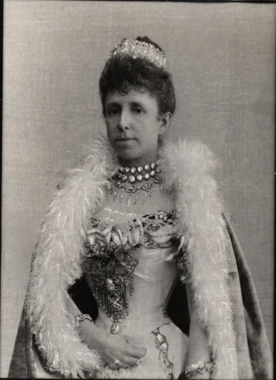 オーストリアのマリアクリスティーナ（1858-1929）、スペインのリージェントクイーンの肖像画。 作： フランスの写真家