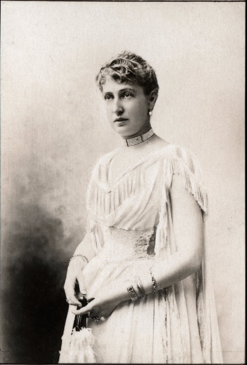 モナコの王女、マリーアリスハイネ（1858-1925）の肖像。 作： フランスの写真家