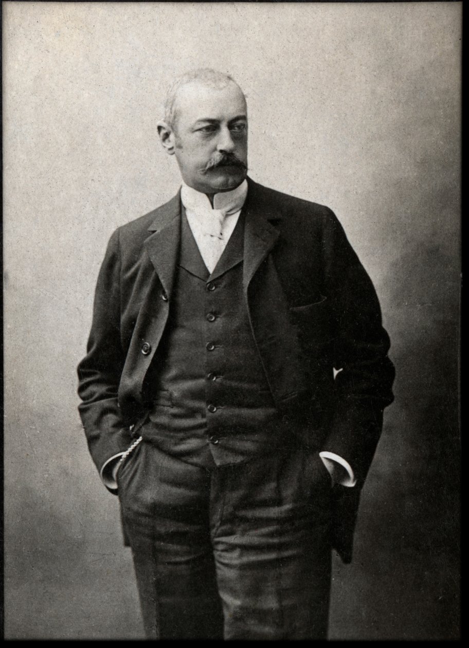 フランスの政治家、ピエールヴァルデックルソー（1846-1904）の肖像。 作： フランスの写真家