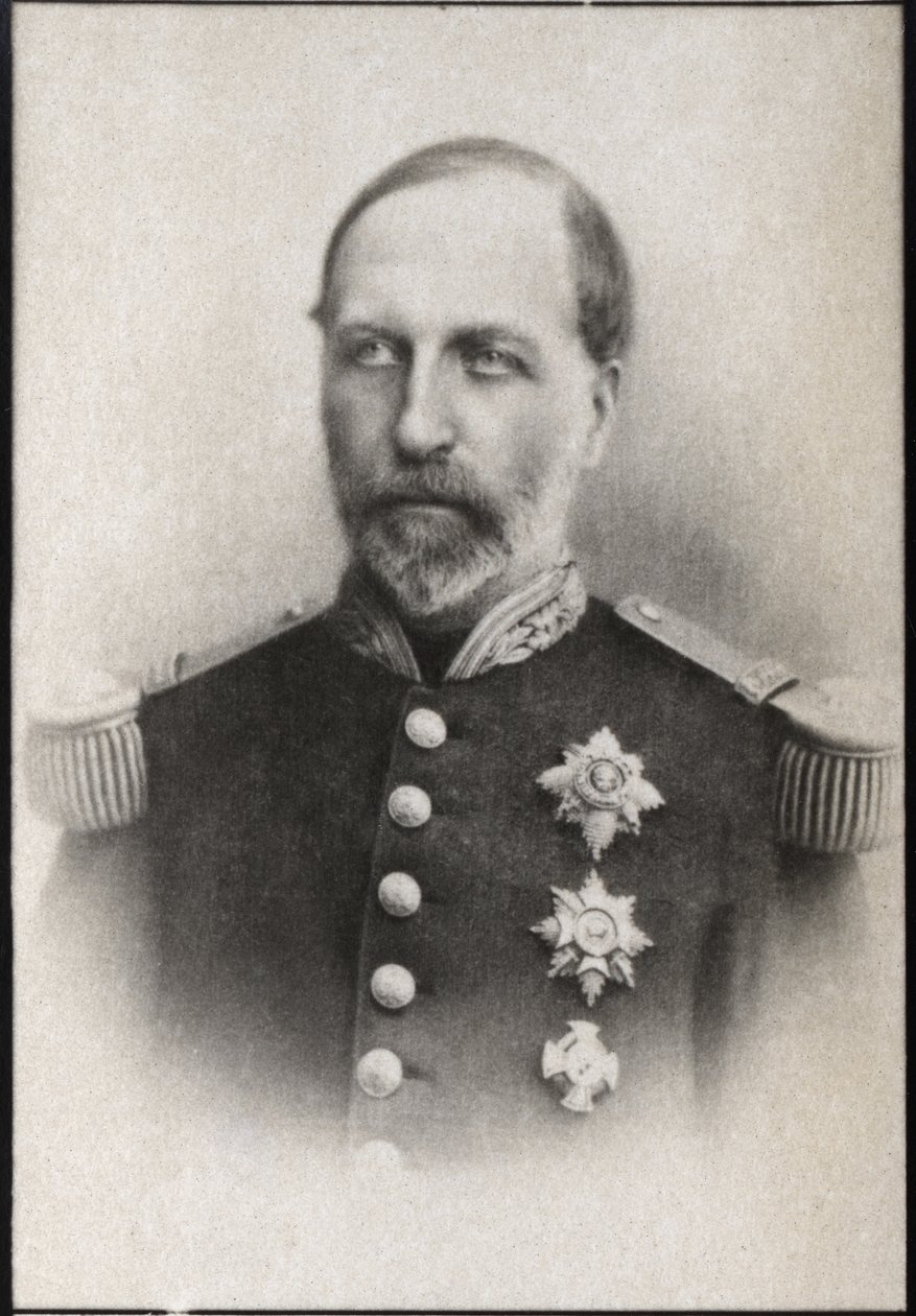 ベルギーのフィリップ王子の肖像（1837-1905） 作： フランスの写真家