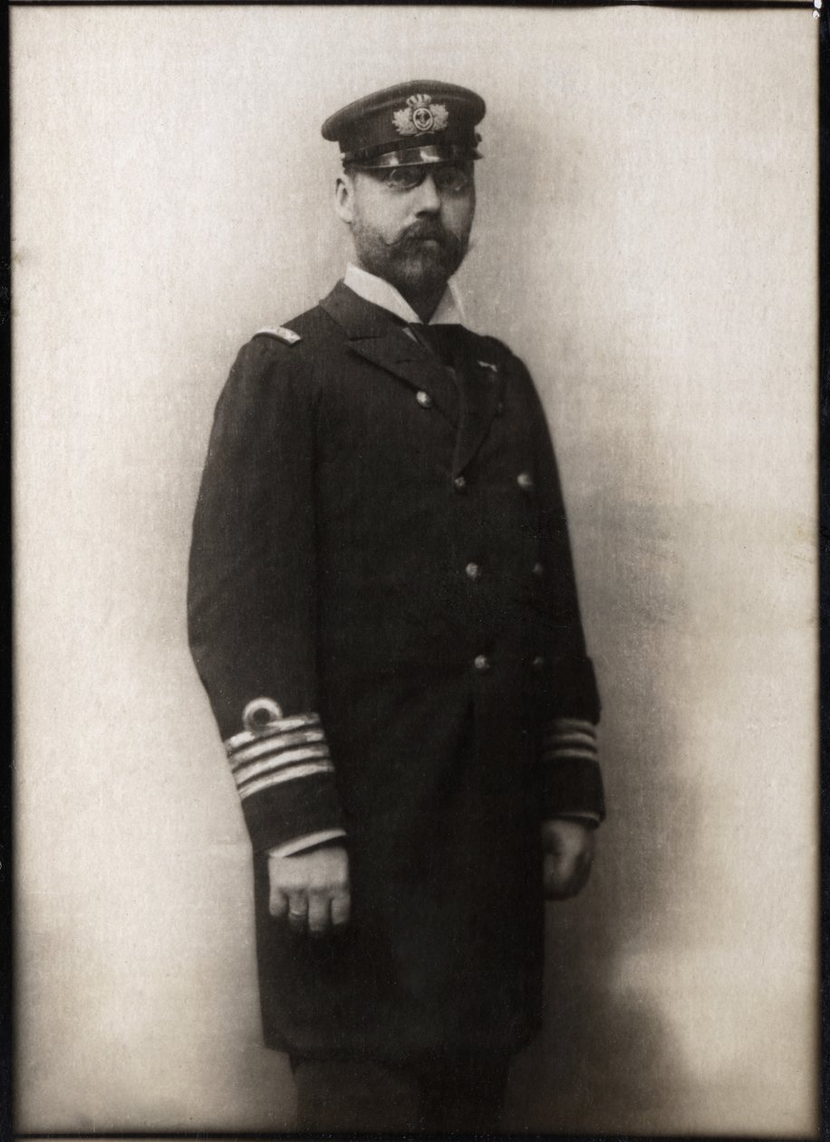 デンマークのヴァルデマール王子（1858-1939）の肖像。 作： フランスの写真家