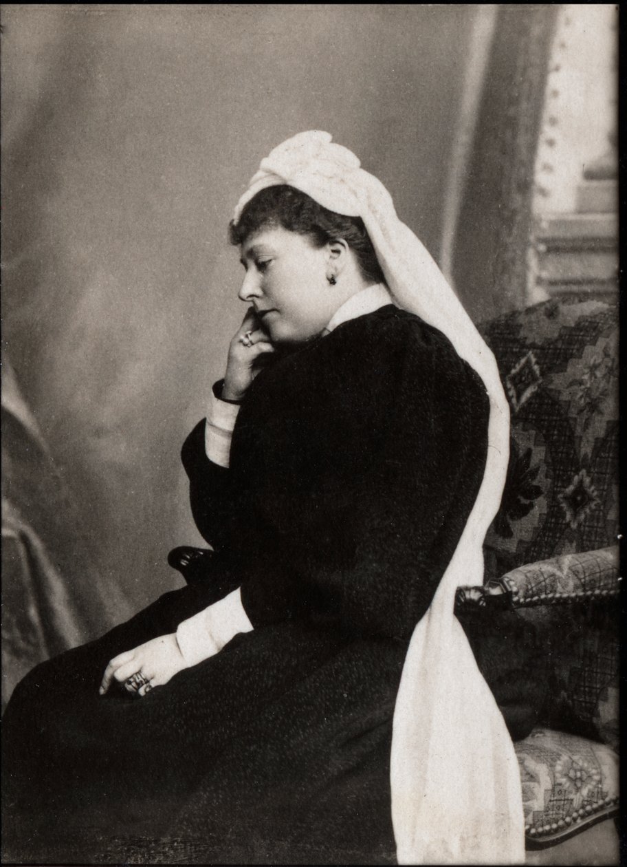 イギリスのベアトリス王女の肖像画（1857-1944）。 作： フランスの写真家