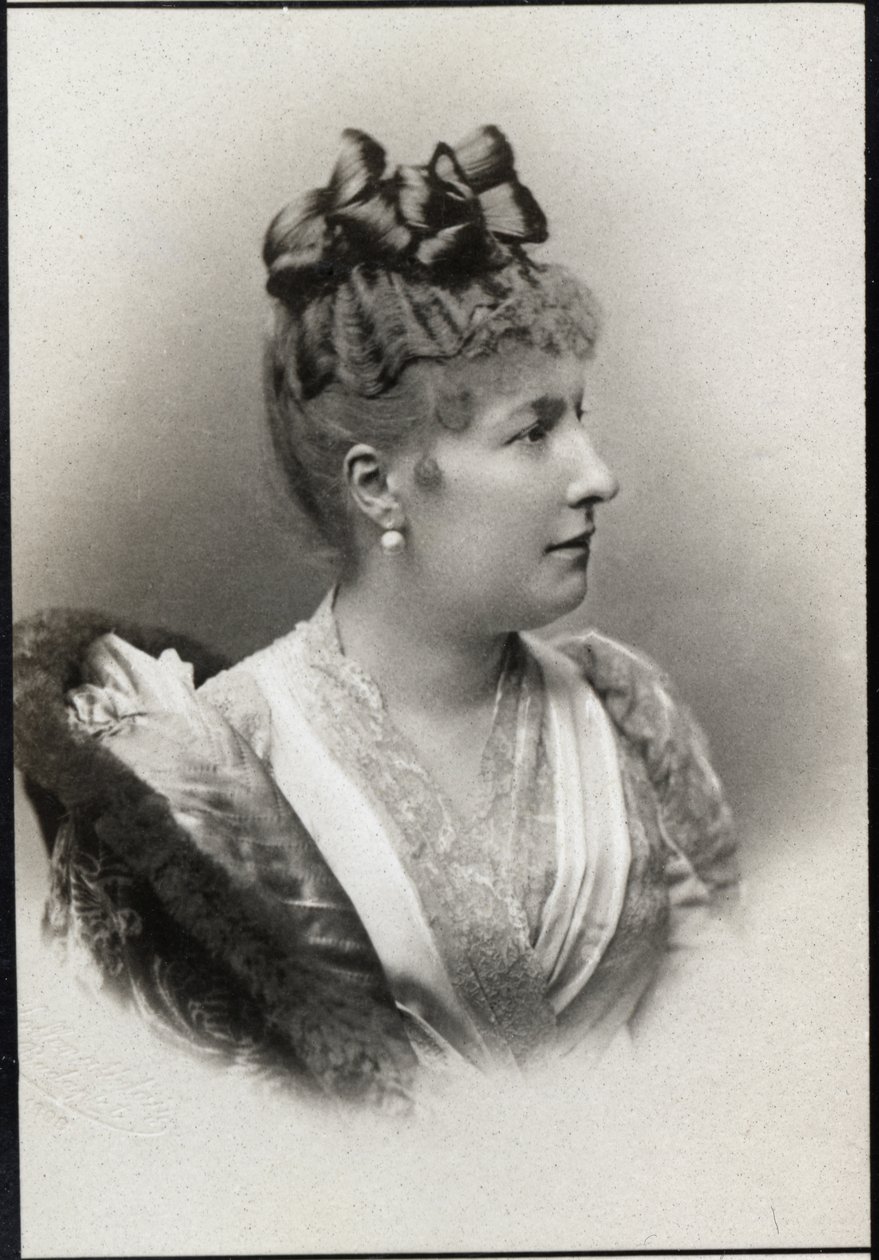 ベルギー（1858-1924年）のプリンセスルイーズマリーの肖像画。 作： フランスの写真家