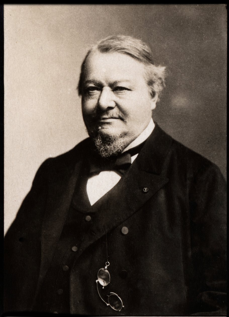 フランスの産科医、ステファンタルニエ（Docteur Tarnier）（1828-1897）の肖像。 作： フランスの写真家