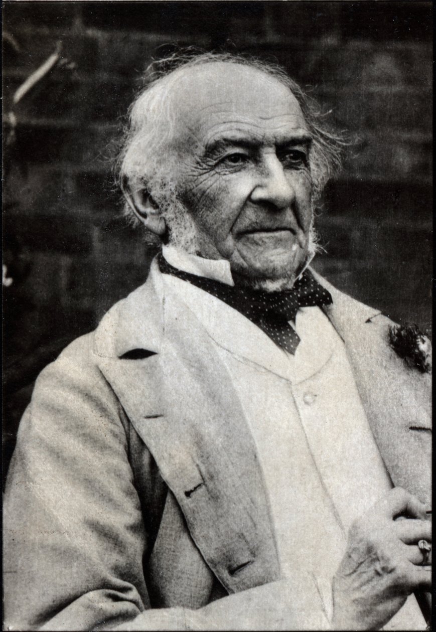 ウィリアム・エワート・グラッドストーン（1809-1898）の肖像、イギリスの政治家。 作： フランスの写真家