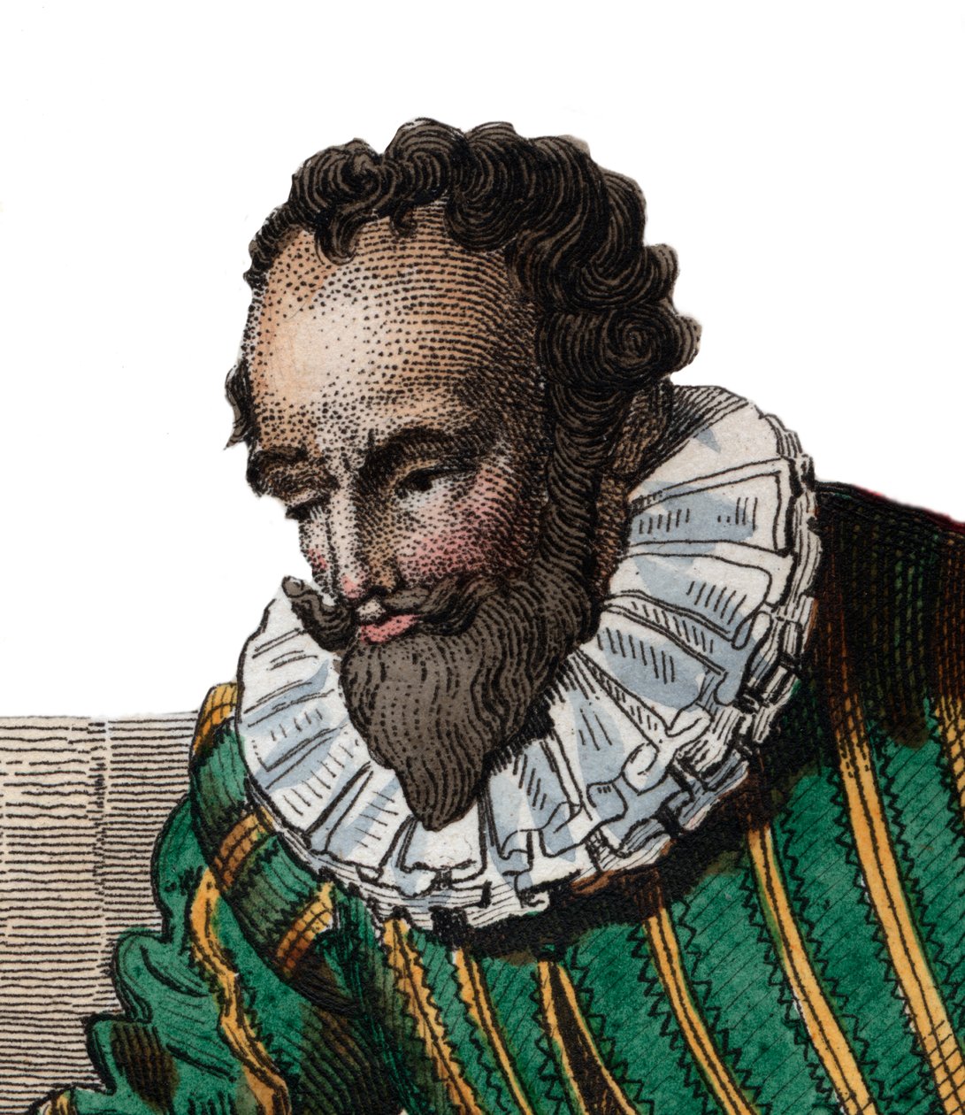 フランソワ・ド・マルエルブ（1555-1628）、フランスの詩人、批評家、翻訳者の肖像。 作： フランス語学校