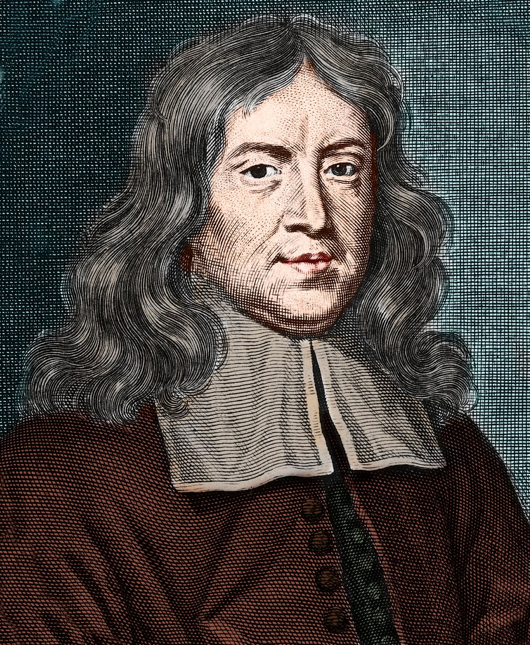Thomas Sydenham（1624-1689）の肖像。英語の医師。 作： フランス語学校
