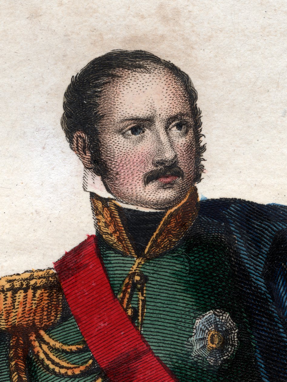 ユージーンローズドボーハルネ王子（1781-1824）、イタリア王国の総督、フランクフルト大公、ロイヒテンベルク公の肖像。 作： フランス語学校