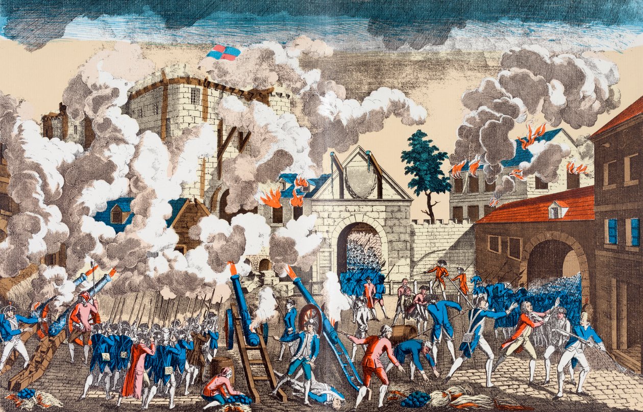 バスティーユの嵐、1789年7月14日 作： フランス語学校