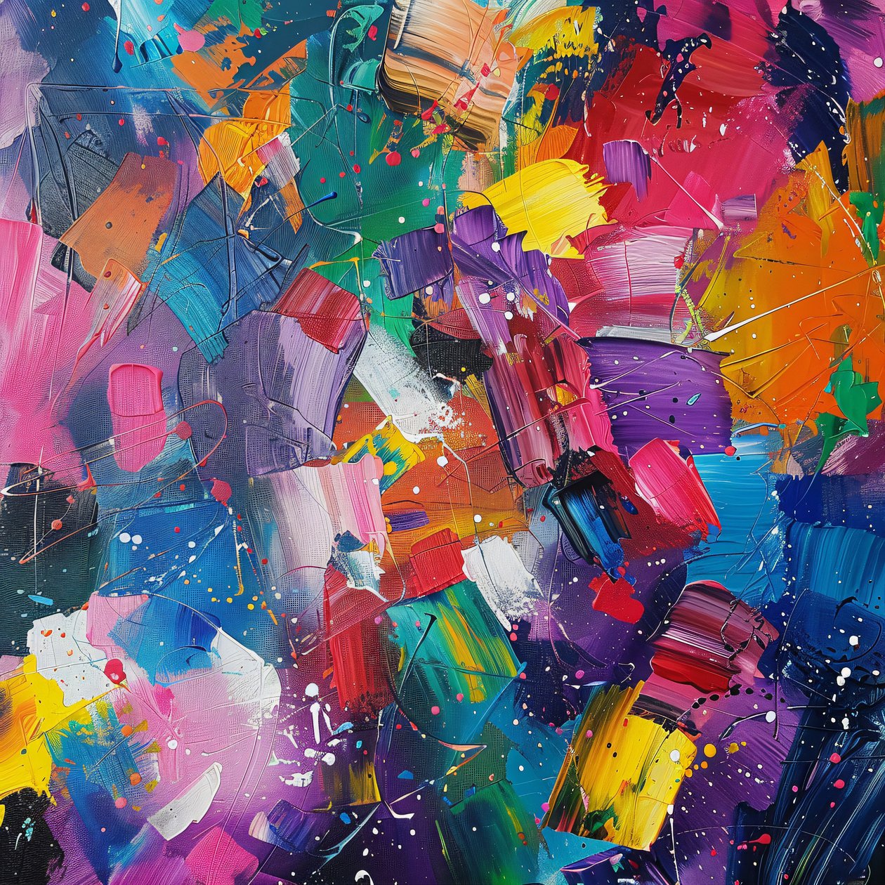 版画のための壁の芸術の装飾 ：モダンな抽象画 作： ファフタリ・アブデラヒム
