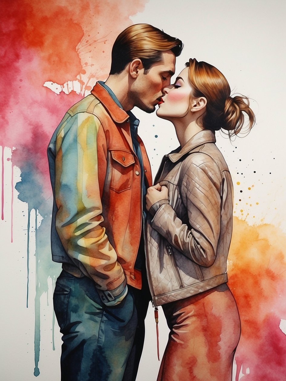 ポップアート・キス W62 作： マリオ・ウィット
