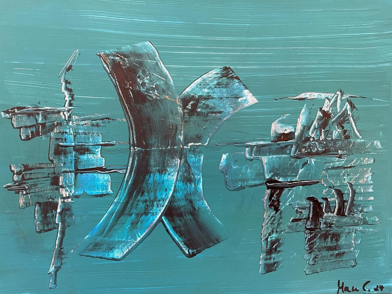 水中反射 作： マヌ C.