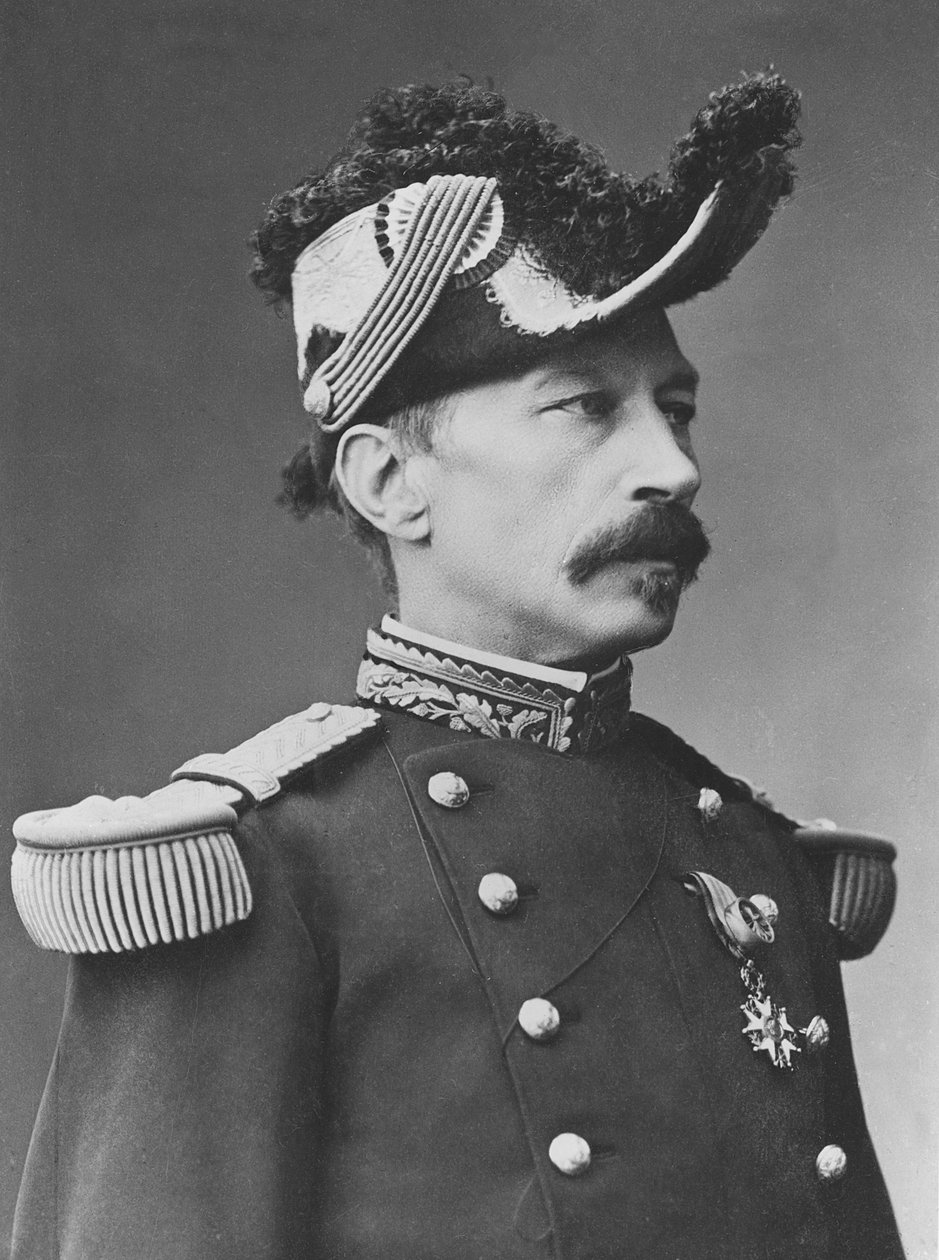 ルイアンドレ将軍の肖像、1880年頃 作： A.ゲルシェル